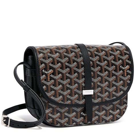 goyard belvedere bag black|goyard belvedere price.